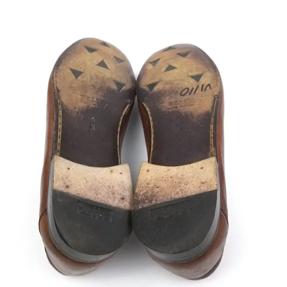 Bally Kiltie Tassel Loafers Slip On Driving Shoes Brown Leather Preppy Old Money